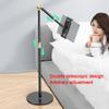 GENYS Floor Tablet Support Stand Universal Stand for Bed Sofa Desk Metal Tablet Holder,Height Adjustable, Knob Fixed, 4-13Inch Phone Tablet Stand for Standing Sitting Lying Down Use view 3