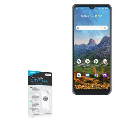 BoxWave Screen Protector Compatible with AT&T Fusion 5G - ClearTouch Crystal (2-Pack), HD Film Skin - Shields from Scratches
