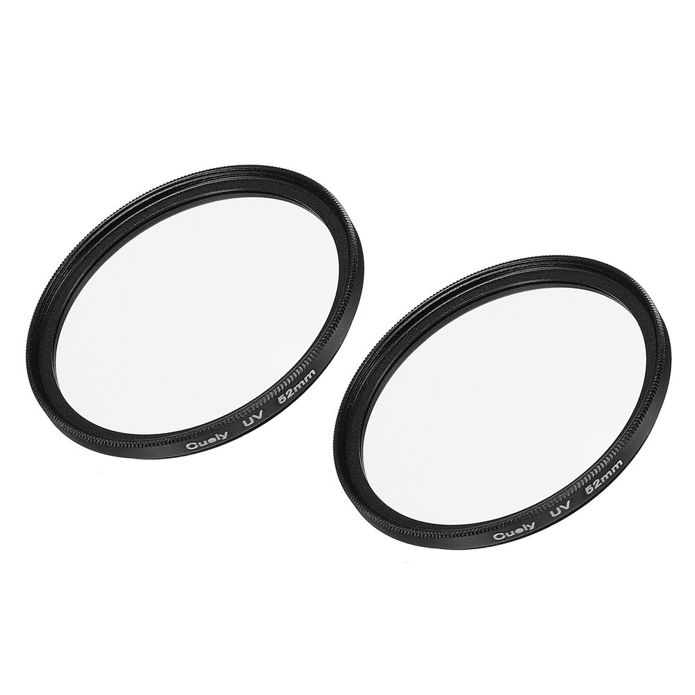 MECCANIXITY UV Lens Filters, 52mm Slim Frame Multi-Coated Protective Lenses Filter for Camera Photography Accessories, Pack of 2