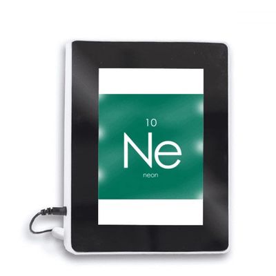 Chestry Elements Period Table Rare Gas Neon Ne Magic Mirror Lamp Photo Frame Multifunction