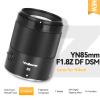 Yongnuo YN85MM F1.8Z DF DSM Lens, Full Frame Auto Focus Medium Telephoto Prime Lens, for Nikon Z Mount Mirrorless Cameras Black view 2