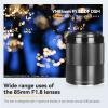 Yongnuo YN85MM F1.8Z DF DSM Lens, Full Frame Auto Focus Medium Telephoto Prime Lens, for Nikon Z Mount Mirrorless Cameras Black view 4