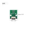 MECCANIXITY FPC FFC Converter Connector Board 4P 1.0mm on Socket Side, Back 0.5mm, to DIP 2.54mm for LCD 3D Printer DVD TV Laptop Pack of 5 view 2