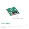 MECCANIXITY FPC FFC Converter Connector Board 4P 1.0mm on Socket Side, Back 0.5mm, to DIP 2.54mm for LCD 3D Printer DVD TV Laptop Pack of 5 view 4
