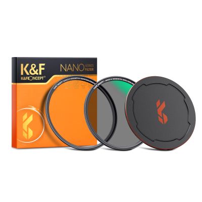 K&F CONCEPT 72mm Magnetic Swap ND8 Lens Filter (3-Stop Fixed Neutral Density Filter) Quick Switch Waterproof Scratch Resistant Lens Filter with 28 Multi-Layer Coatings for Camera Lens