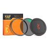 K&F CONCEPT 72mm Magnetic Swap ND8 Lens Filter (3-Stop Fixed Neutral Density Filter) Quick Switch Waterproof Scratch Resistant Lens Filter with 28 Multi-Layer Coatings for Camera Lens view 1