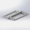 2.5 inch PC SSD HDD Cages Bracket Solid State Drive Frame Multi Layer Box Stacking External HD Cabinet Docking Station Base SATA PATA Computer Hard Disk Rack Metal 4-Bay Mounting Bracket Silver view 3
