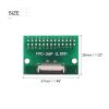 MECCANIXITY FPC FFC PCB Converter Board 26P 0.5mm on Socket Side, Back 1.0mm, to DIP 2.54mm for LCD 3D Printer Camera DVD TV Laptop Pack of 2 view 2