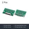 MECCANIXITY FPC FFC PCB Converter Board 26P 0.5mm on Socket Side, Back 1.0mm, to DIP 2.54mm for LCD 3D Printer Camera DVD TV Laptop Pack of 2 view 3