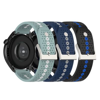 BabyValley 22mm Silicone Bands Compatible with Suunto Vertical/ 9 Peak/ 9 Peak Pro/ 5 Peak, Wristband Strap Replacement Bracelet for Suunto 5 Peak (3 pack)