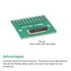MECCANIXITY FFC FPC PCB Converter Board 22 Pin 0.5mm Pitch to DIP 2.54mm Single Side for LCD 3D Printer Camera DVD TV Laptop Pack of 2 view 4