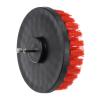 uxcell Drill Brush 5" All-Purpose Cleaning Scrubber Kit for Grout, Floor, Tub, Tile, Red 2Pcs view 3
