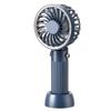 DFDFSFG Small Handheld/Desk/Neck Fan,3 in 1 Mini Fan,3 Speed Adjustable & USB Rechargeable Cooling Fan,Small Fan for Outdoor Activity Strong Airflow (Color : Blue) view 1