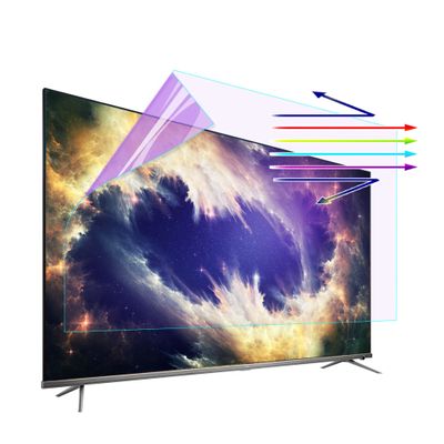 JFGH TV Anti-Glare Screen Protector for 55/58 Inch TV, Matte Film Filter Out Excessive Harmful Blue Light, Relieve Eye Strain and Help You Sleep Better / 55in 1211x682mm