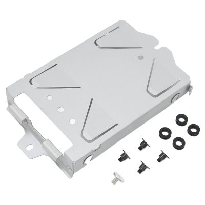 Cuifati Replacement Hard Disk Drive Mounting Bracket,Game HDD Mounting Bracket Metal Ultra Thin Protective Console Hard Disk Drive Tray for Pro