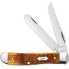 Case XX WR POCKET KNIFE MINI TRAPPER - ANTIQUE BONE ROGERS CORN COB JIG, ITEM 52830, LENGTH CLOSED 3 1/2 INCH (6207 SS) view 1
