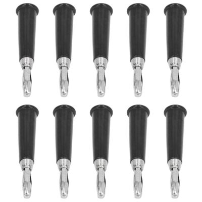 4mm Speaker Banana Plugs 30VAC60VDC Welded Banana Plugs 19A(black), Other Leads And Probes
