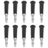 4mm Speaker Banana Plugs 30VAC60VDC Welded Banana Plugs 19A(black), Other Leads And Probes view 1