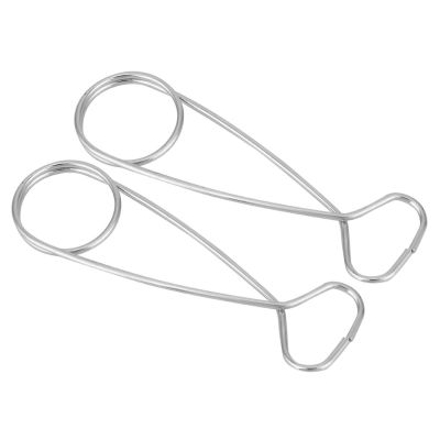 Dpofirs Mouth Spreader, 2Pcs Stainless Steel Fish Mouth Jaw Spreaders Easy Hanging Hook Rack for Cooker Water Bottle Camp Travel Outdoor