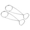 Dpofirs Mouth Spreader, 2Pcs Stainless Steel Fish Mouth Jaw Spreaders Easy Hanging Hook Rack for Cooker Water Bottle Camp Travel Outdoor view 1