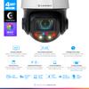 Amcrest 4MP Outdoor PTZ POE + AI IP Camera Pan Tilt Zoom (Optical 5X Motorized) Security Speed Dome, Human and Vehicle Detection, IVS, Face Detection, Auto Tracking, POE+ (802.3at) IP4M-1098EW-AI view 2