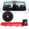 18mm lens Car Third Roof top mount brake lamp camera Brake Light Rear View Backup Camera, replacement for T5 Multivan T6 Caravelle tailgate high roof Van Business MPV SUV Bus Double Doors view 1