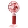 DFDFSFG Small Mini Fan,USB Cooling Fan,3 Speed Adjustable,Handheld Fan,Mini Portable Hand Fan,Small Pocket Fan,Outdoor,Travel,Office Strong Airflow (Color : Pink) view 1