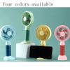 DFDFSFG Small Mini Fan,USB Cooling Fan,3 Speed Adjustable,Handheld Fan,Mini Portable Hand Fan,Small Pocket Fan,Outdoor,Travel,Office Strong Airflow (Color : Pink) view 3