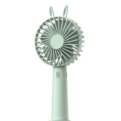 DFDFSFG Small Mini Fan,Portable Handheld Fan,Removable,USB Cooling Fan,Portable Desk Fan for Bedroom Home Office Outdoor,Small Fan Strong Airflow (Color : Green)