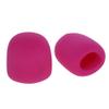 Heyiarbeit 5pcs Microphone Cover Sponge Foam Mic Cover Handheld Microphone Windscreen Shield Protection Micro Foam Filter for KTV Broadcasting Pink view 1