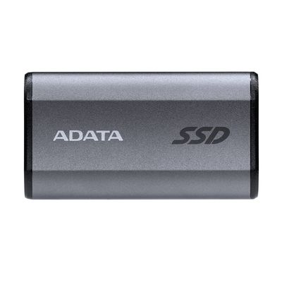 ADATA SE880 - 500GB Portable External SSD - Secure & Fast Data Transmission - Safe Data Storage - Compact & Lightweight - Supports Latest Gaming Consoles - USB-C Port - Titanium - AELI-SE880-500GCGY