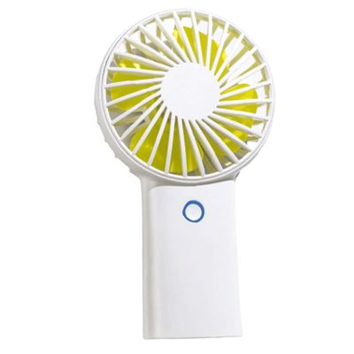 DFDFSFG Small Super Quiet Cooling Fan,Handheld/Desk Fan,USB & 3 Speed Small Fan,Portable Mini Fan for Bedroom/School/Outdoor Strong Airflow (Color : White, Size : 3000mAh)