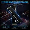 INLAND 4TB Performance Plus NVMe Internal Gaming SSD Solid State Drive Optimized for PS5 - Gen4 PCIe, M.2 2280, DRAM Cache, 176-Layer TLC 3D NAND Flash, Up to 7200MB/s view 3