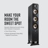 Polk Signature Elite ES60 Tower Speaker, Stunning Black & Elite ES35 Slim Center Channel Speaker, 1" Tweeter & (6) 3" Woofers, Dual Power Port, Stunning Black view 3