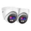 ANNKE ANNKR 2PCS 4MP Outdoor Security IP Turret PoE Camera, Super HD Day Night Colour View, 100 ft Night Vision, IP67 Weatherproof, Home Surveillance Cam Work 4K/8MP NVR or H800 CCTV Kits, NC400