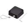 MECCANIXITY Retractable Cable Lock with Self-Adhesive Black 2pcs view 1