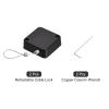 MECCANIXITY Retractable Cable Lock with Self-Adhesive Black 2pcs view 3