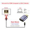 chenyang USB-C Type C Female Source Input to HDMI 2.1 Male Output HDTV Adapter 8K@60hz 4K@120hz for Tablet & Phone & Laptop view 4