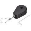 MECCANIXITY Retractable Cable Lock with Self-Adhesive, Remote Control Security Lock Anti-Lost Rope Hardware Cable Lock 600g Tensile Force Black view 1