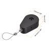 MECCANIXITY Retractable Cable Lock with Self-Adhesive, Remote Control Security Lock Anti-Lost Rope Hardware Cable Lock 600g Tensile Force Black view 2
