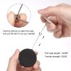 MECCANIXITY Retractable Cable Lock with Double-Sided Adhesive, Remote Control Lock Anti-Lost Rope Hardware Cable Lock 200g Tensile Force Black Pack of 2 view 4