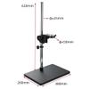 Lab Microscope Slides Large-Size Monocular Microscope Camera, Diameter 50MM Rotating Bracket Microscope Parts (Color : 10A-B) view 4
