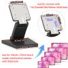 Adjustable Metal Folding Monitor Bracket for Touch Screen Desk Mount with VESA Hole 75x75mm&100x100mm All in Single PC Stand (Black) view 2