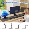 Adjustable Metal Folding Monitor Bracket for Touch Screen Desk Mount with VESA Hole 75x75mm&100x100mm All in Single PC Stand (Black) view 4
