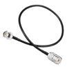 Eightwood UHF Female SO239 to BNC Male Adapter Antenna Jumper Cable RG58 1.6 Feet for Handheld CB Radio, Amateur Radio, Ham Radio, Radio Scanner view 3
