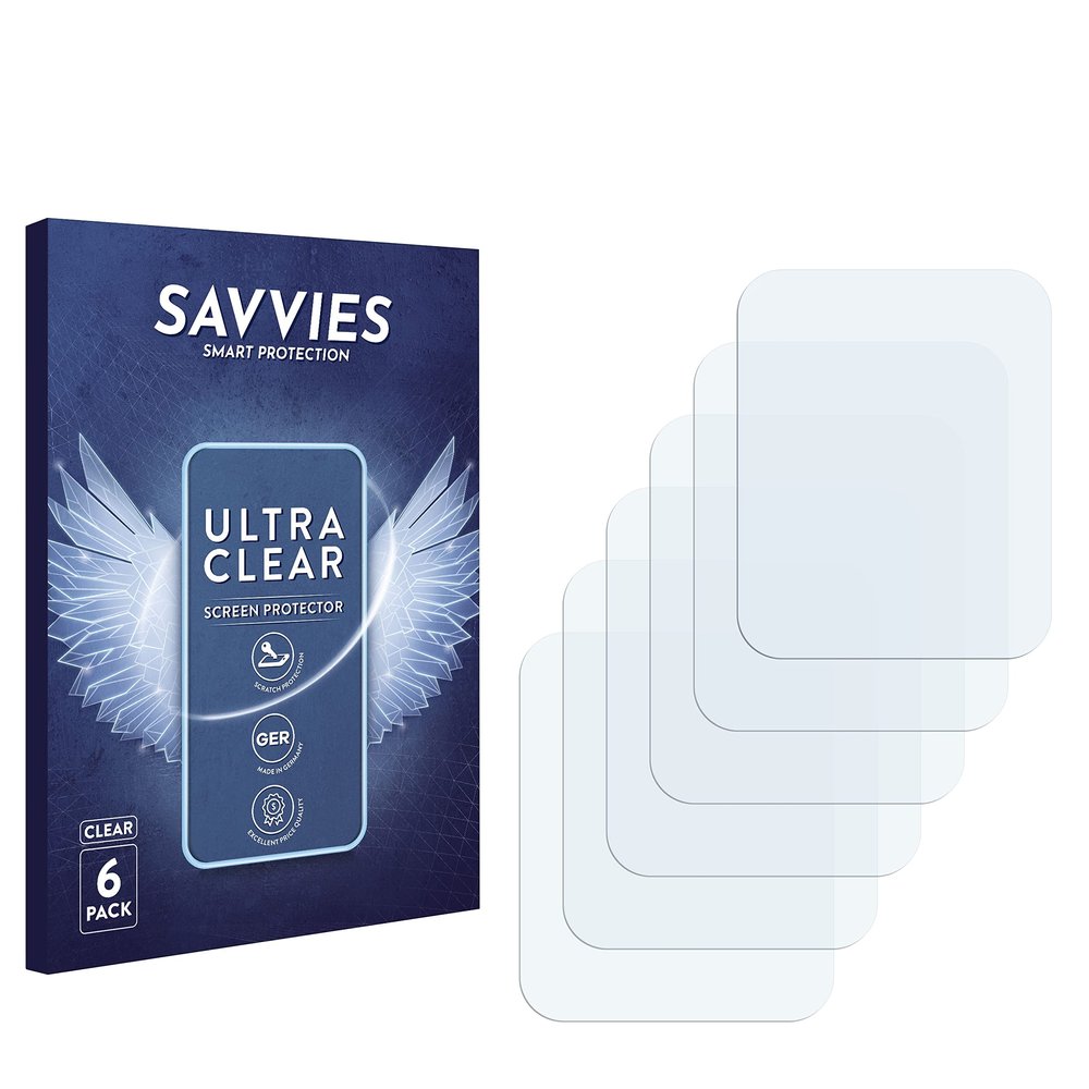 savvies Screen Protector Compatible with Huakua G50 Protection Film Clear 6-Pack