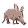 Aardvark - 3" Vinyl Sticker - for Car Laptop Water Bottle Phone - Waterproof Decal view 1