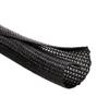 MGI SpeedWare Braided Split-Sleeve Wire Loom for High-Temperature Automotive Harness and Home Cable Management 10 feet (1/8") view 1
