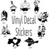 Ukrainian Spirit Design #6 Vinyl Decal Sticker Car Window Wall Laptop Glory to Ukraine Warier Kozak (Height: 6", Orange) view 2