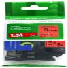 LM Tapes - Premium 3/8" (9mm) Black on Red Compatible TZe P-Touch Tape for use with Brother PT-2700, PT2700, PT-2710, PT2710 Label Maker Includes Tape Size/Color Guide. view 1